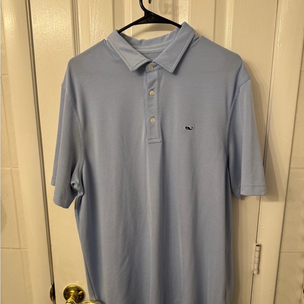 Vineyard Vines Blue Polo Shirt Classic Design